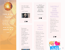 Tablet Screenshot of loveandthepsyche.com